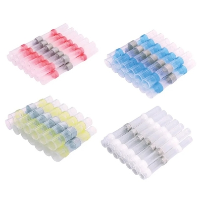 สายเชื่อมต่อ Solder ความทนทาน สายเชื่อมต่อการหดตัวด้วยความร้อนสีดําสําหรับสายไฟฟ้า