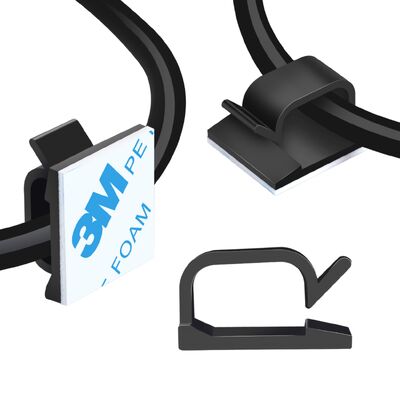 ราคาดี XZH White Adhesive R Type Industrial Nylon Cable Clips & Organizers with Wire Holders for Cords and Cable Management เครื่องจับสายไฟฟ้าไนลอนอุตสาหกรรมและเครื่องจัดสรรที่มีตัวถือสายไฟฟ้าสําหรับการจัดการสายไฟและสายไฟฟ้า ออนไลน์