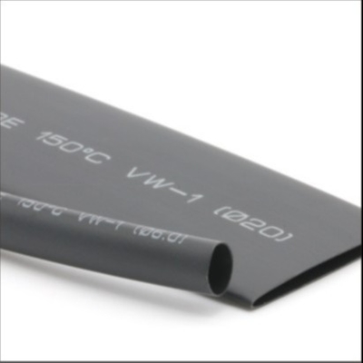 ราคาดี หลอดฉนวนความร้อนหด 2.4 มม. Fluoroelastomer, Polyolefin Heat Shrink Tubing ผนังบางสีดำ ออนไลน์