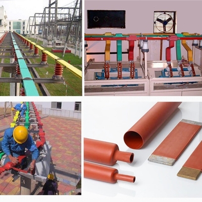 ราคาดี 20 ถึง 180 มม. Busbar Tube Cross Linked PE อุณหภูมิสูง Shrink Wrap Tubing ออนไลน์