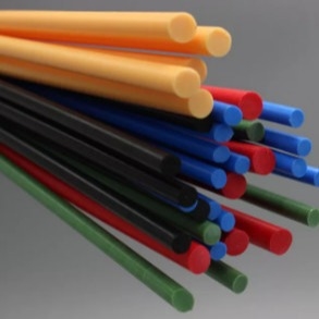 3mm 5mm PTFE Hollow Bar แม่พิมพ์เทฟลอนแกรไฟต์ Rod Extruded